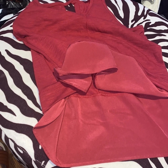 J Crew burgundy  tank top Sz XXS - Picture 10 of 11